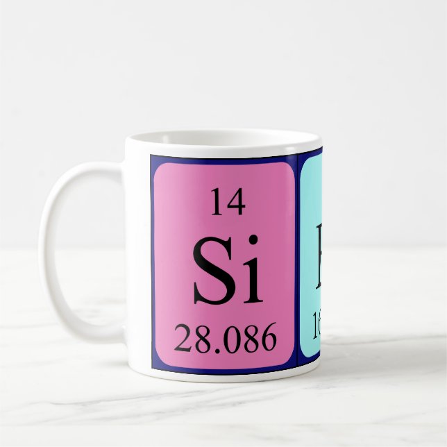 Sierra periodic table name mug (Left)