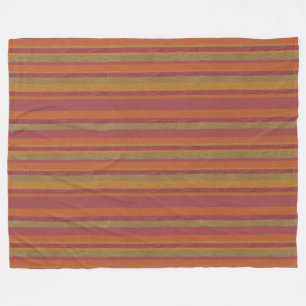 Sierra Sunset Striped Fleece Blanket