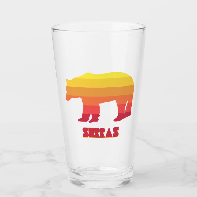 Sierras Bear Glass (Front)