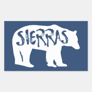 Sierras Bear Rectangular Sticker