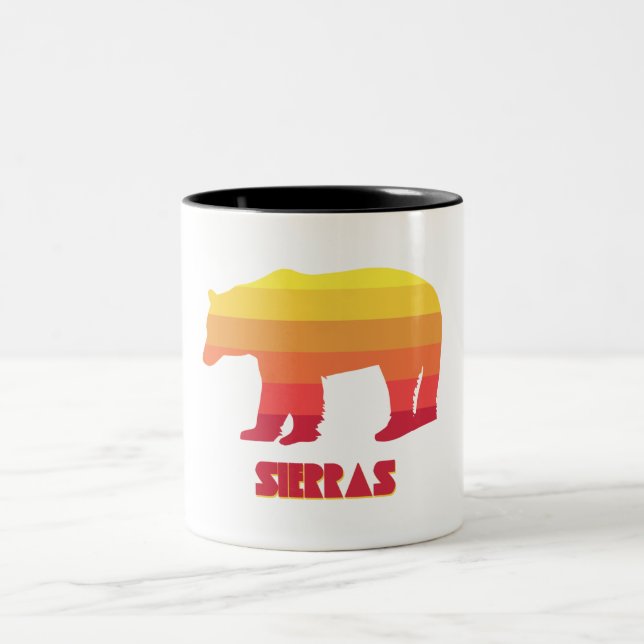 Sierras Bear Two-Tone Coffee Mug (Center)
