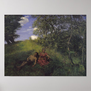 Siesta, 1889 poster