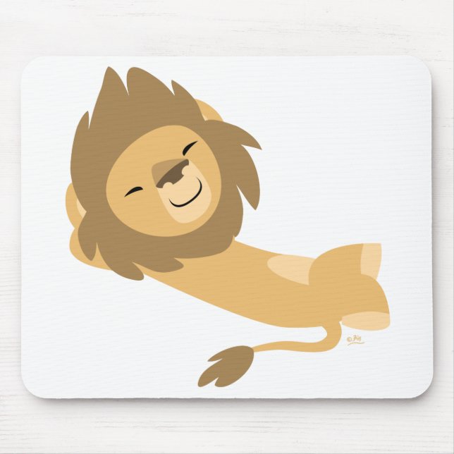 Siesta Cartoon Lion mousepad (Front)