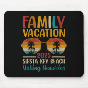 Siesta Key Beach Florida Matching Family Vacation  Mouse Pad