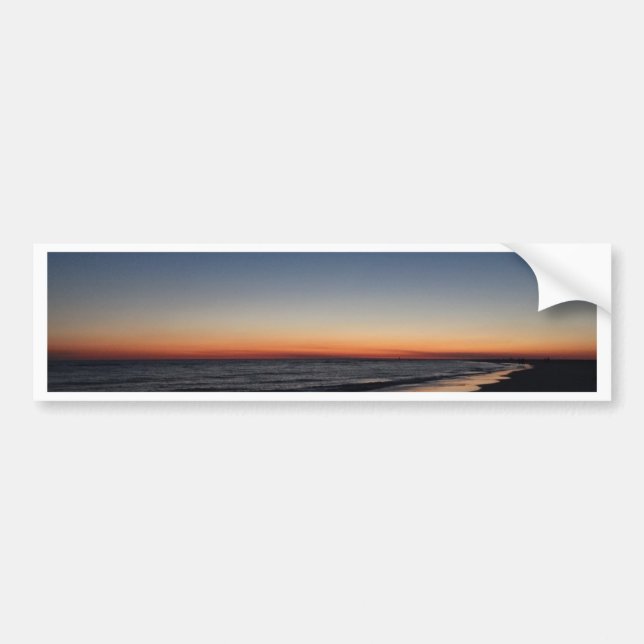 Siesta Key Beach Sunset Bumper Sticker (Front)
