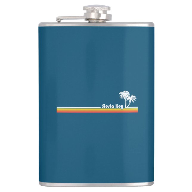 Siesta Key Florida Hip Flask (Front)