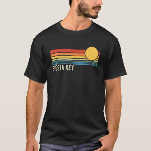 Siesta Key Florida Retro Sunset Style 1 T-Shirt