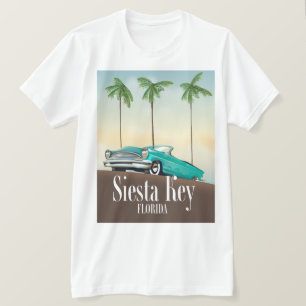 Siesta Key Florida travel poster T-Shirt