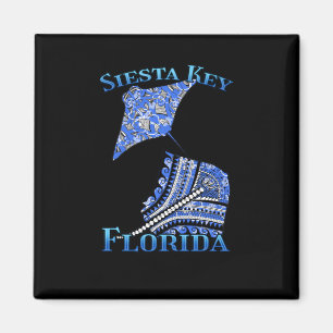 Siesta Key Florida Vacation Tribal Stingray Magnet