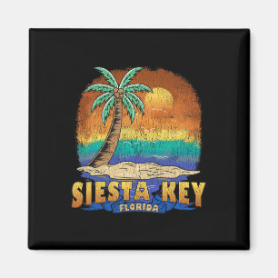 Siesta Key Florida Vintage Distressed Souvenir Magnet