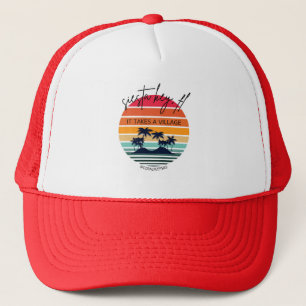 siesta key trucker hat