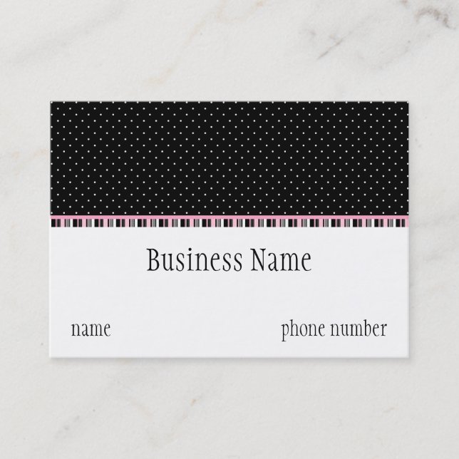 Siesta Motel Chubby Business Card (Front)