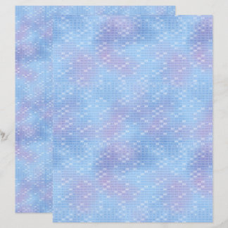 Sieve of Eratosthenes Light Blue Scrapbook Paper