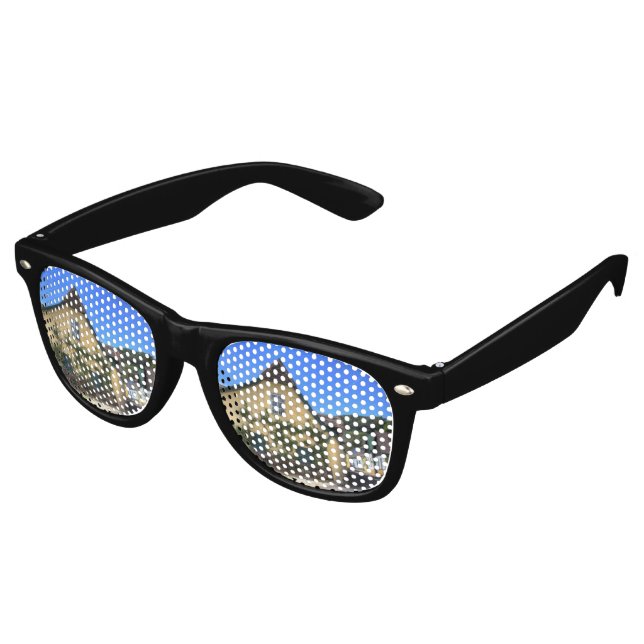 Sievering Vienna Austria Retro Sunglasses (Angled)