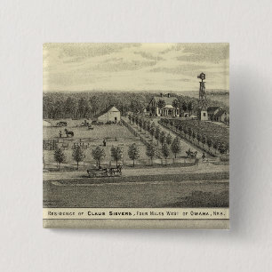 Sievers and Eicke, Nebraska 15 Cm Square Badge
