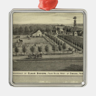 Sievers and Eicke, Nebraska Metal Tree Decoration