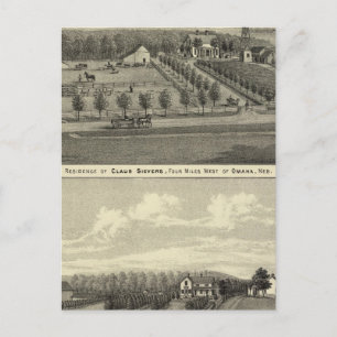 Sievers and Eicke, Nebraska Postcard