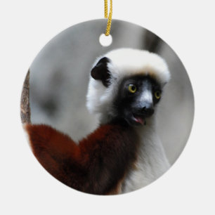 Sifaka Lemur Ornament