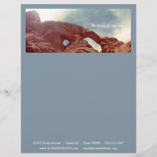 sift through the static letterhead template