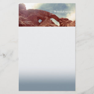 sift through the static stationery