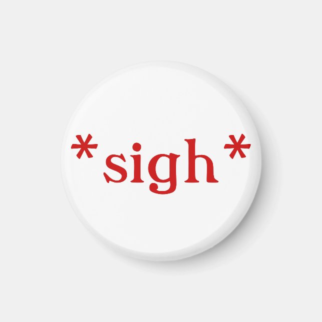 Sigh: magnets (white) (Front)