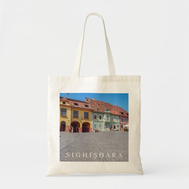 Sighisoara Citadel Square tote bag (Front)
