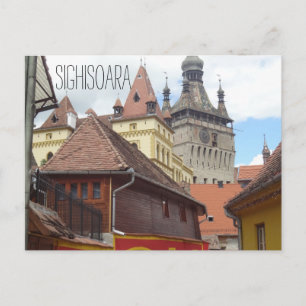 Sighisoara Mediaeval Town Postcard