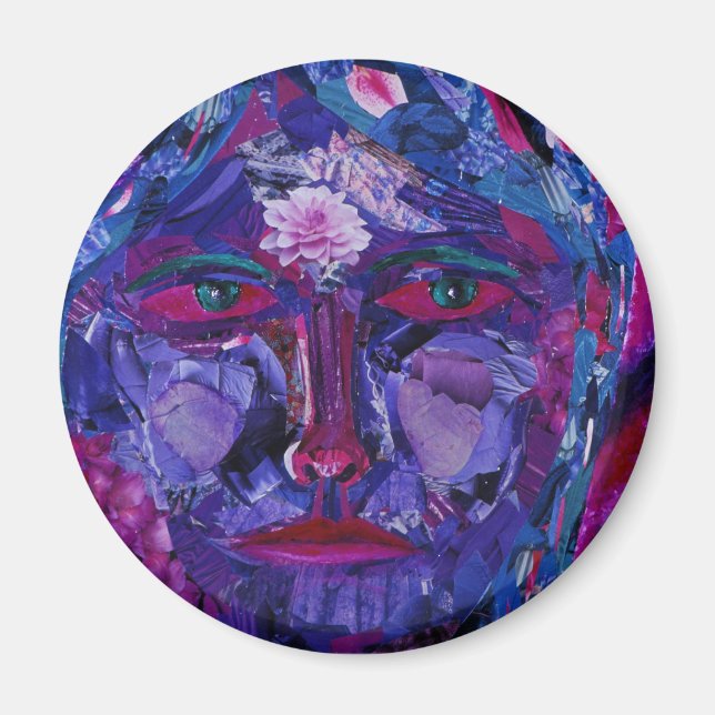 Sight – Magenta & Violet Inner Vision Magnet (Front)