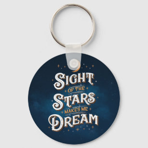 Sight of the Stars Button Keychain
