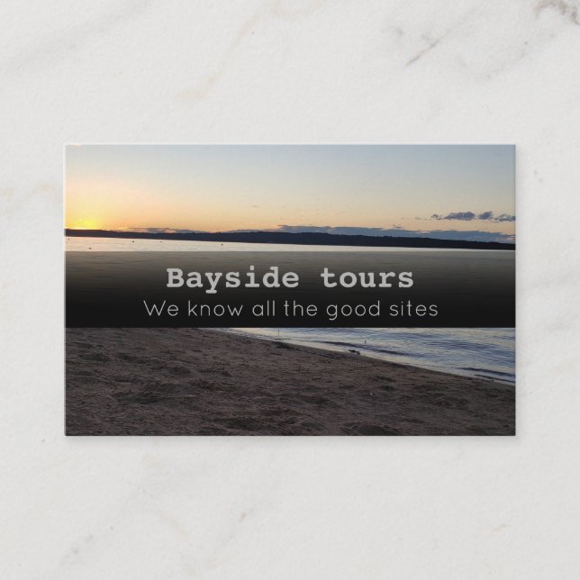 Sight seeing business card (Front)