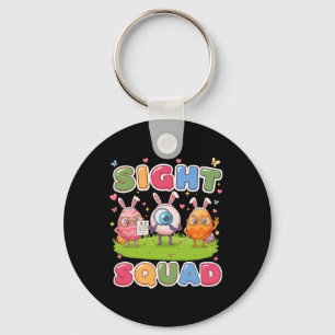 Sight Squad Easter Day Optometrist Hoppy Optician Key Ring