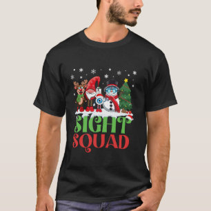 Sight Squad Reindeer Gnome Santa Funny Christmas O T-Shirt