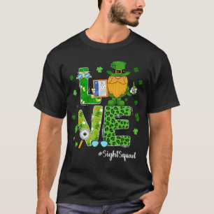 Sight Squad St Patrick's Day Gnome Optometrist Opt T-Shirt