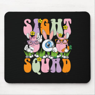 Sight Squad Therapist Optometrist Optometry Bunny Mouse Pad