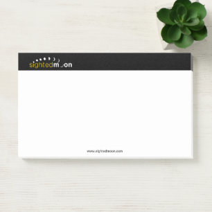 Sighted Moon Logo 10X6 Post-it Notes