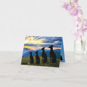 Sighthound Sunset   Card