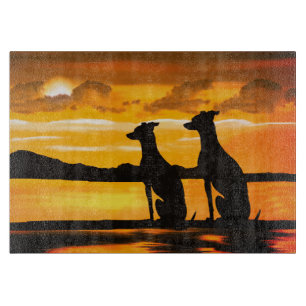 Sighthounds -  Sunrise   Cutting Board