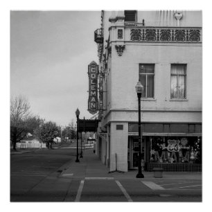 Sights along Route 66 Coleman Theater Poster