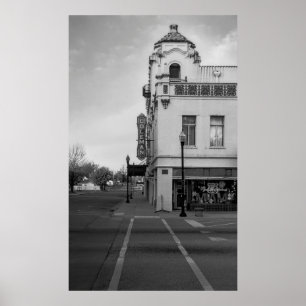 Sights along Route 66 Coleman Theatre  Poster