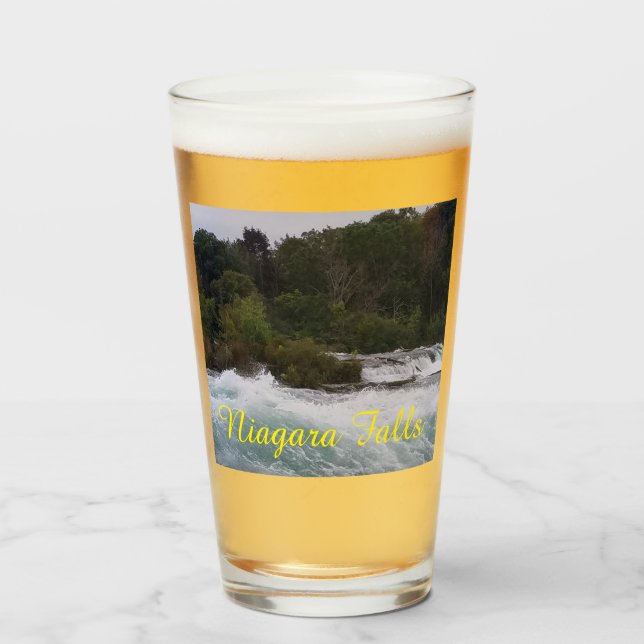 Sightseeing at Niagara Falls Glass (Front Filled)