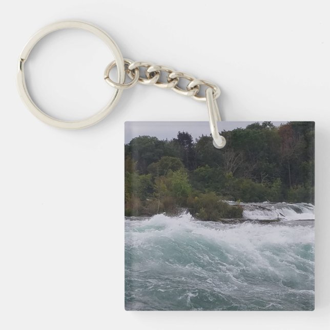 Sightseeing at Niagara Falls Key Ring (Front)
