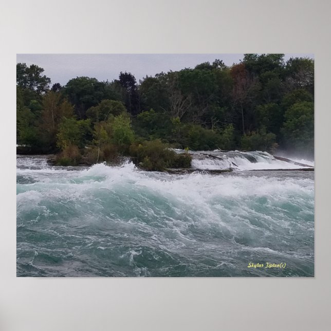 Sightseeing at Niagara Falls Poster (Front)