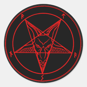 SIGIL of BAPHOMET Classic Round Sticker