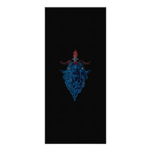 Sigil Of Baphomet Goat Of Mendes Satan Dark Goth Rack Card