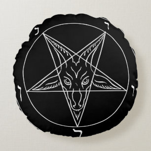 Sigil of Baphomet Round Cushion