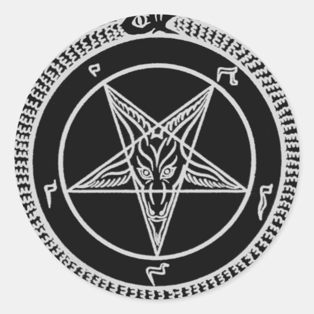 Sigil of Baphomet sticker (Front)