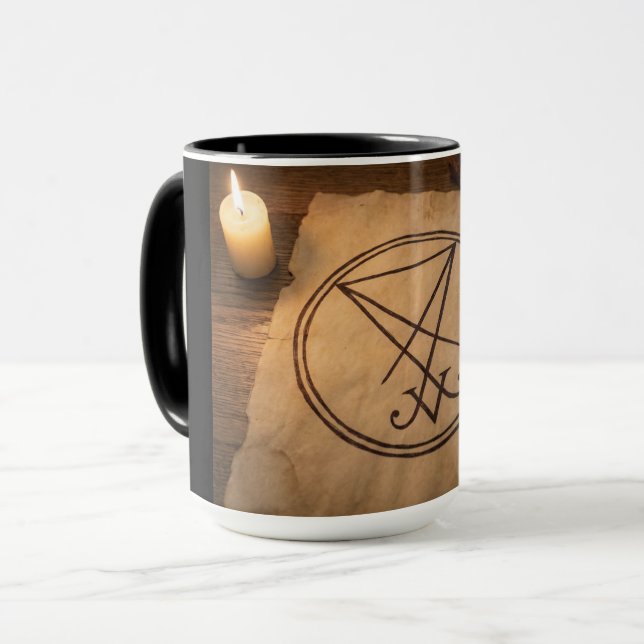 Sigil of Lucifer Mug (Front Left)