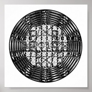 Sigil Of The Great King Of The Earth - ICZHIHAL Poster