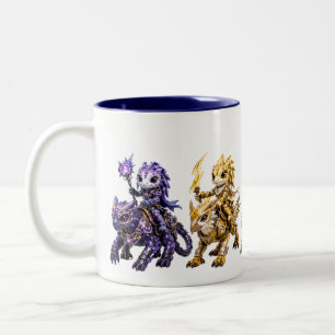 Sigilkin Elemental Riders Squad Two-Tone Coffee Mug