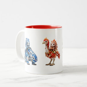 Sigilkin Elemental Squad - Mounted Riders & Warrio Two-Tone Coffee Mug
